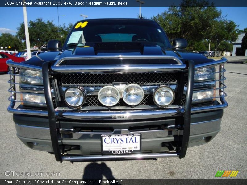 Black / Medium Neutral Beige 2004 Chevrolet Avalanche 1500 4x4