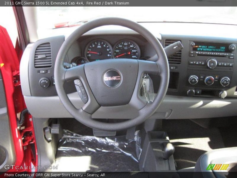 Dashboard of 2011 Sierra 1500 SL Extended Cab 4x4