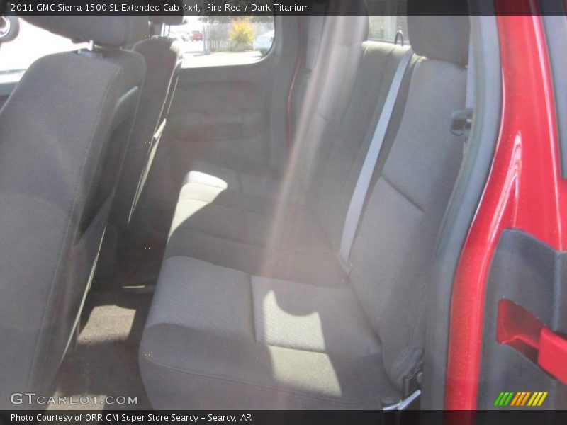 Fire Red / Dark Titanium 2011 GMC Sierra 1500 SL Extended Cab 4x4