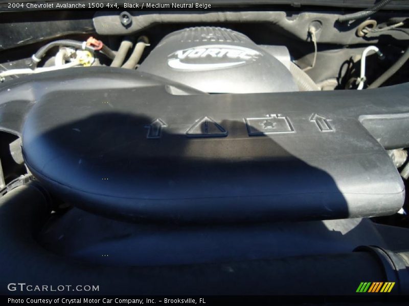 Black / Medium Neutral Beige 2004 Chevrolet Avalanche 1500 4x4
