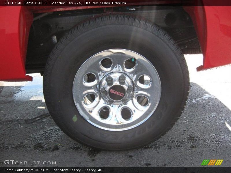 Fire Red / Dark Titanium 2011 GMC Sierra 1500 SL Extended Cab 4x4