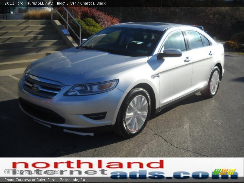 Ingot Silver / Charcoal Black 2011 Ford Taurus SEL AWD
