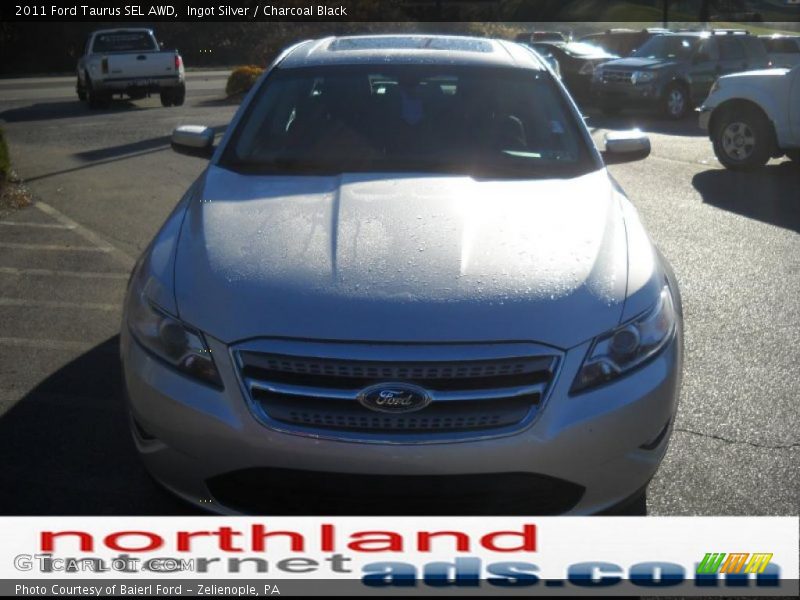 Ingot Silver / Charcoal Black 2011 Ford Taurus SEL AWD