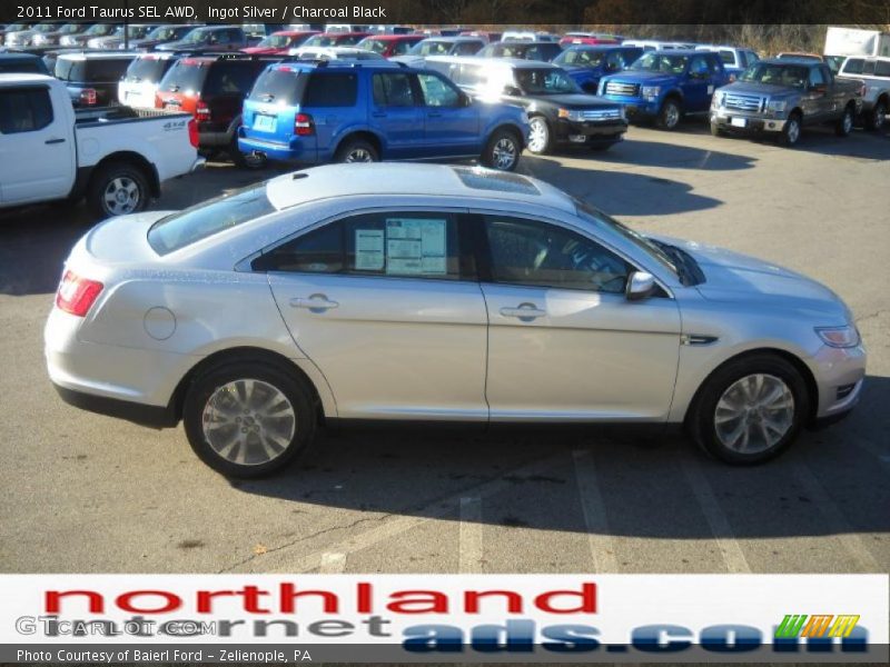 Ingot Silver / Charcoal Black 2011 Ford Taurus SEL AWD