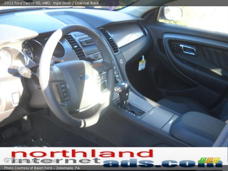 Ingot Silver / Charcoal Black 2011 Ford Taurus SEL AWD
