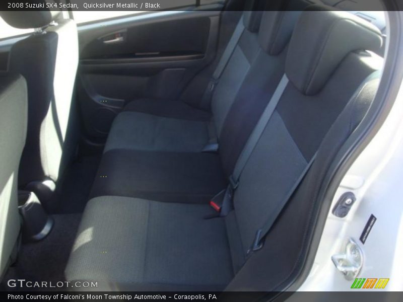 Quicksilver Metallic / Black 2008 Suzuki SX4 Sedan