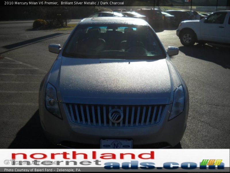 Brilliant Silver Metallic / Dark Charcoal 2010 Mercury Milan V6 Premier