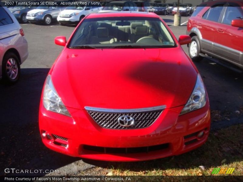 Absolutely Red / Ivory 2007 Toyota Solara SE Coupe