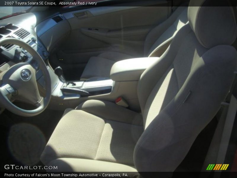 Absolutely Red / Ivory 2007 Toyota Solara SE Coupe
