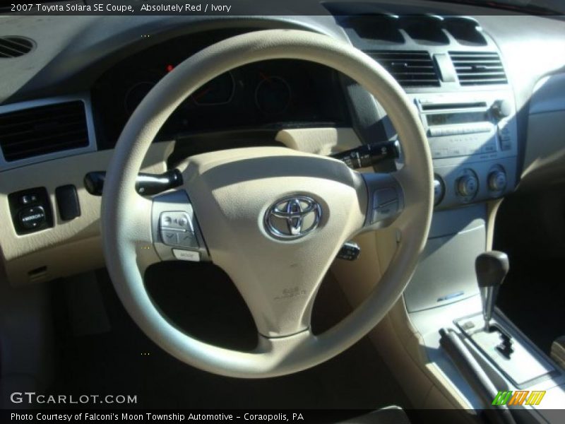 Absolutely Red / Ivory 2007 Toyota Solara SE Coupe
