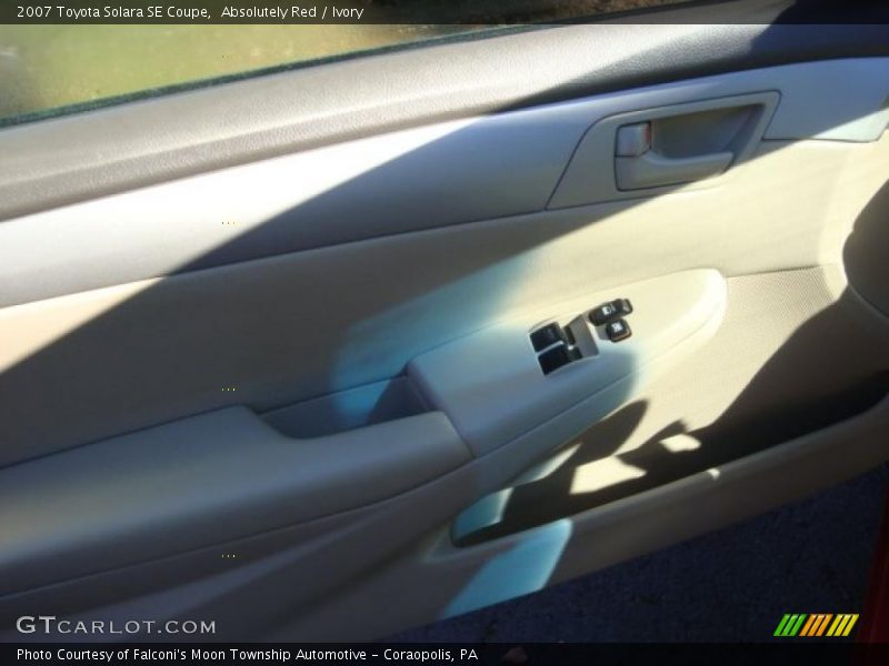 Absolutely Red / Ivory 2007 Toyota Solara SE Coupe