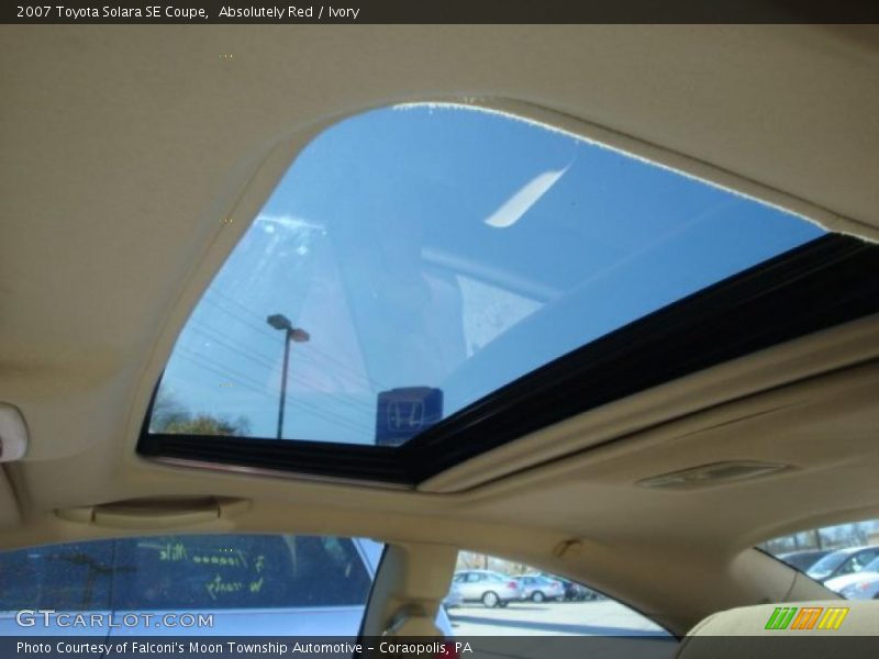 Absolutely Red / Ivory 2007 Toyota Solara SE Coupe