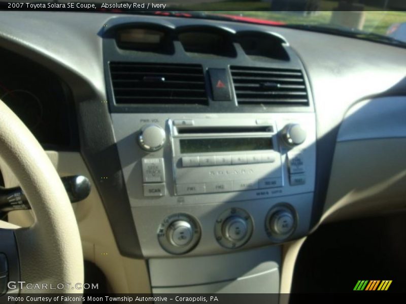 Absolutely Red / Ivory 2007 Toyota Solara SE Coupe