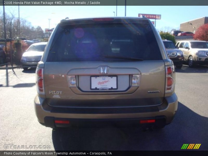 Mocha Metallic / Saddle 2008 Honda Pilot Value Package 4WD