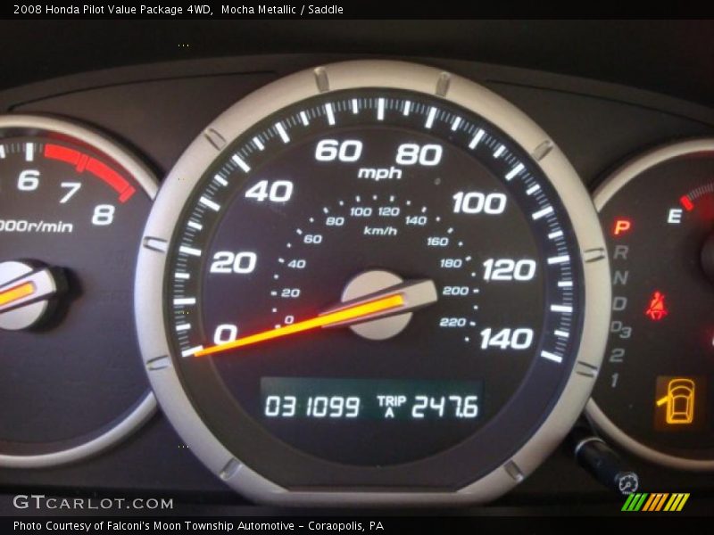 Mocha Metallic / Saddle 2008 Honda Pilot Value Package 4WD