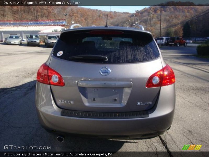 Gotham Gray / Black 2010 Nissan Rogue SL AWD