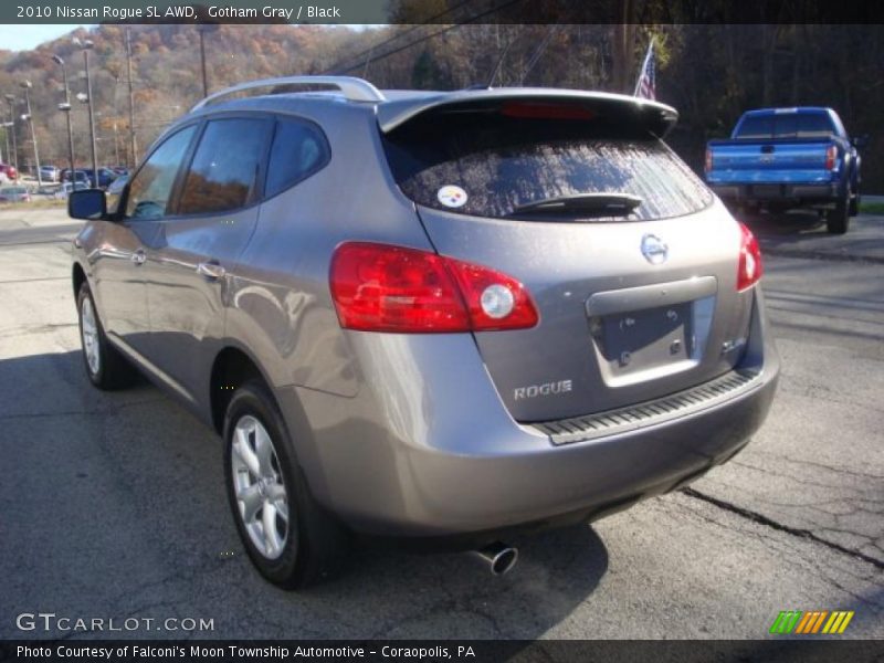 Gotham Gray / Black 2010 Nissan Rogue SL AWD