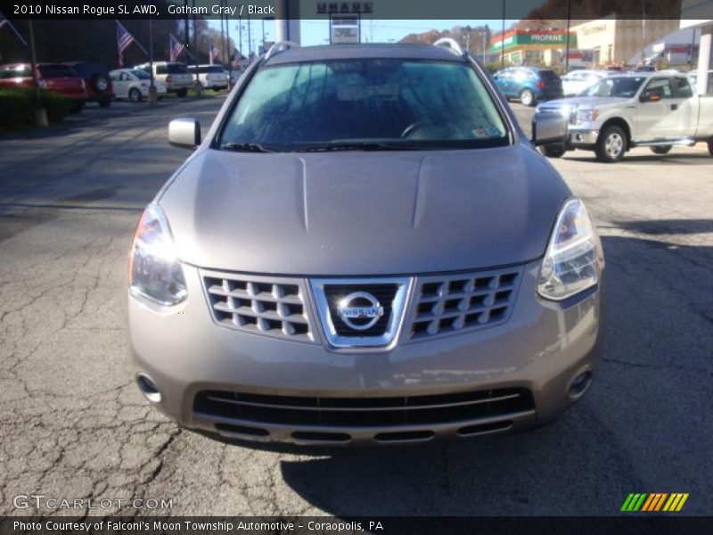 Gotham Gray / Black 2010 Nissan Rogue SL AWD