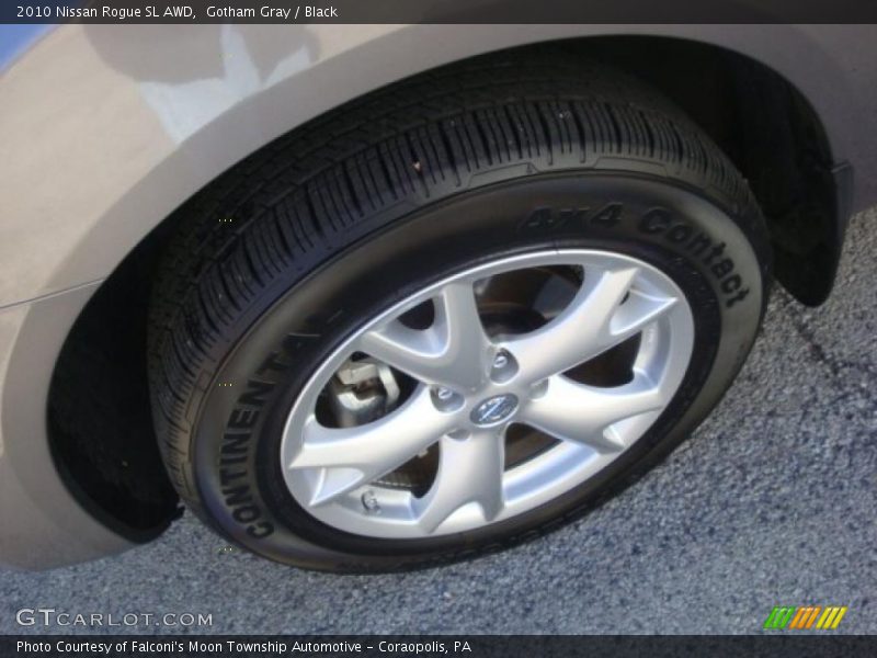 Gotham Gray / Black 2010 Nissan Rogue SL AWD
