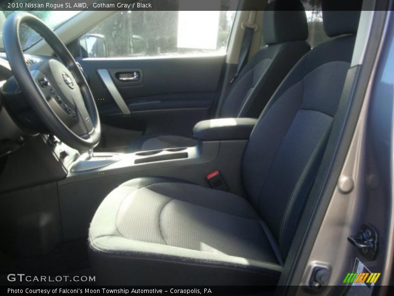 Gotham Gray / Black 2010 Nissan Rogue SL AWD