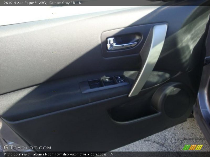 Gotham Gray / Black 2010 Nissan Rogue SL AWD