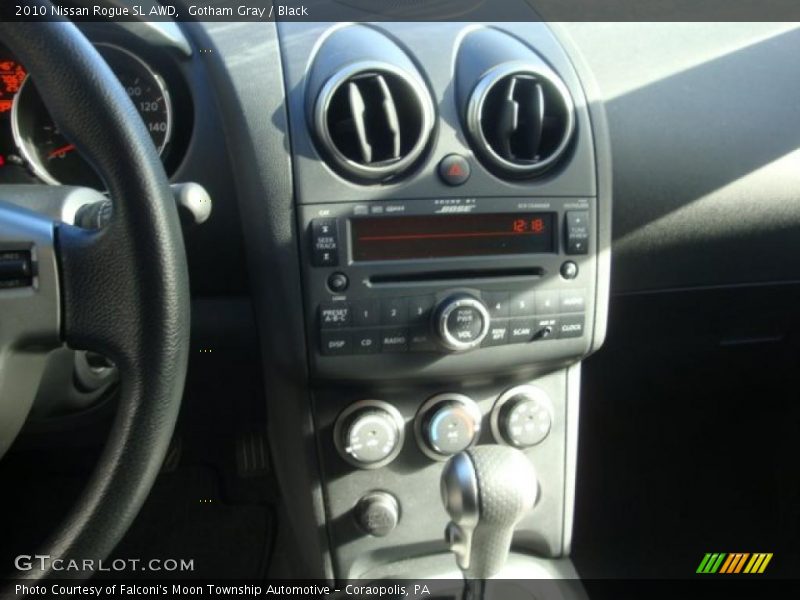 Gotham Gray / Black 2010 Nissan Rogue SL AWD