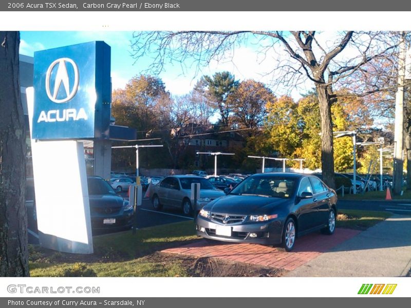 Carbon Gray Pearl / Ebony Black 2006 Acura TSX Sedan