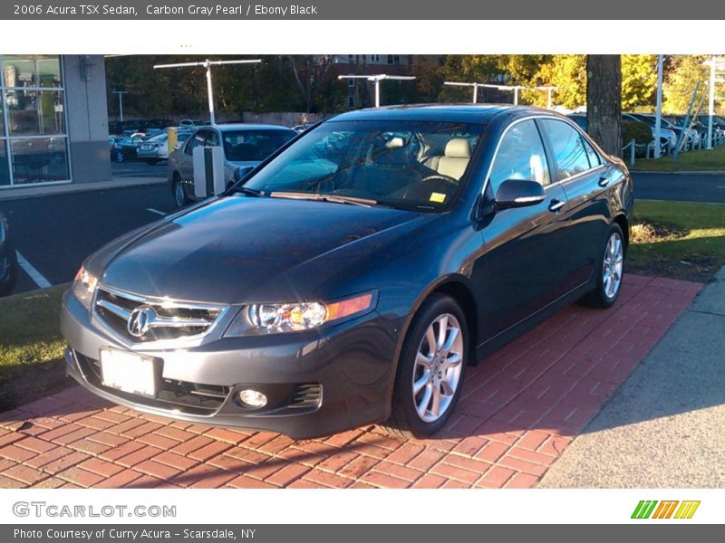 Carbon Gray Pearl / Ebony Black 2006 Acura TSX Sedan
