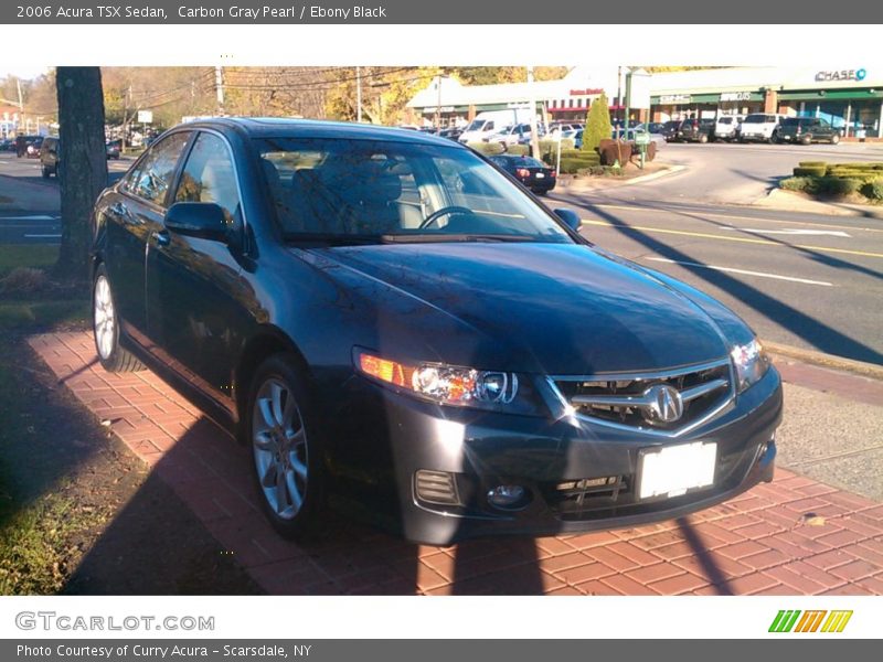 Carbon Gray Pearl / Ebony Black 2006 Acura TSX Sedan