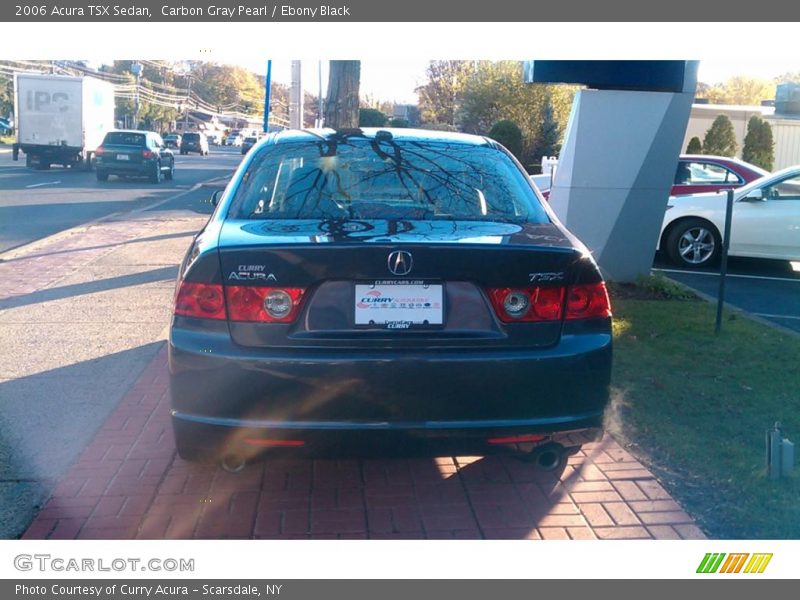 Carbon Gray Pearl / Ebony Black 2006 Acura TSX Sedan