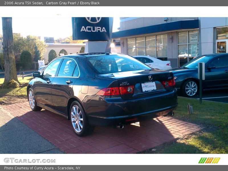 Carbon Gray Pearl / Ebony Black 2006 Acura TSX Sedan