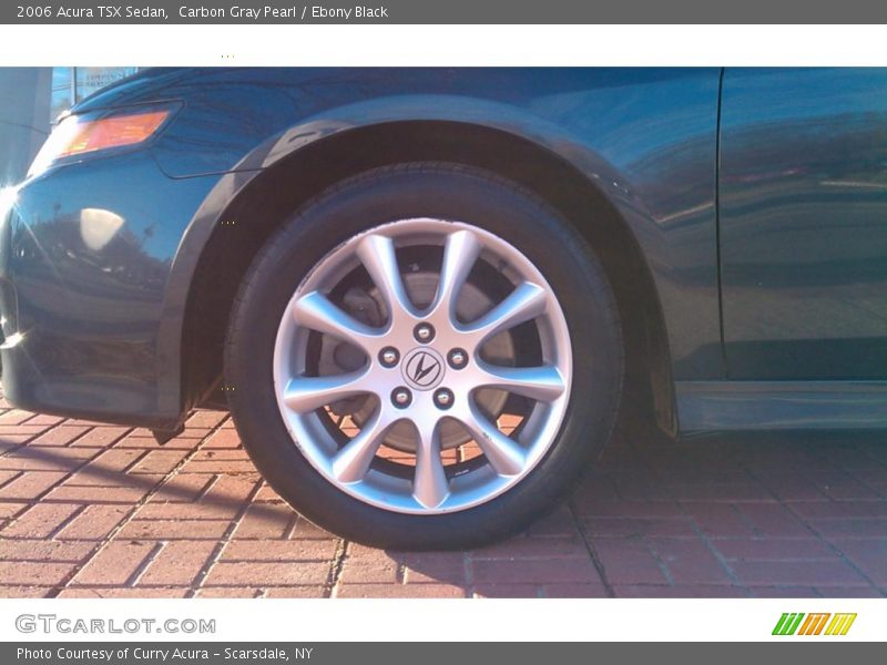 Carbon Gray Pearl / Ebony Black 2006 Acura TSX Sedan