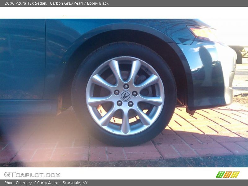 Carbon Gray Pearl / Ebony Black 2006 Acura TSX Sedan