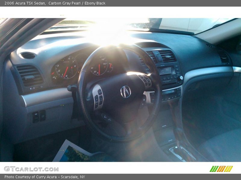 Carbon Gray Pearl / Ebony Black 2006 Acura TSX Sedan