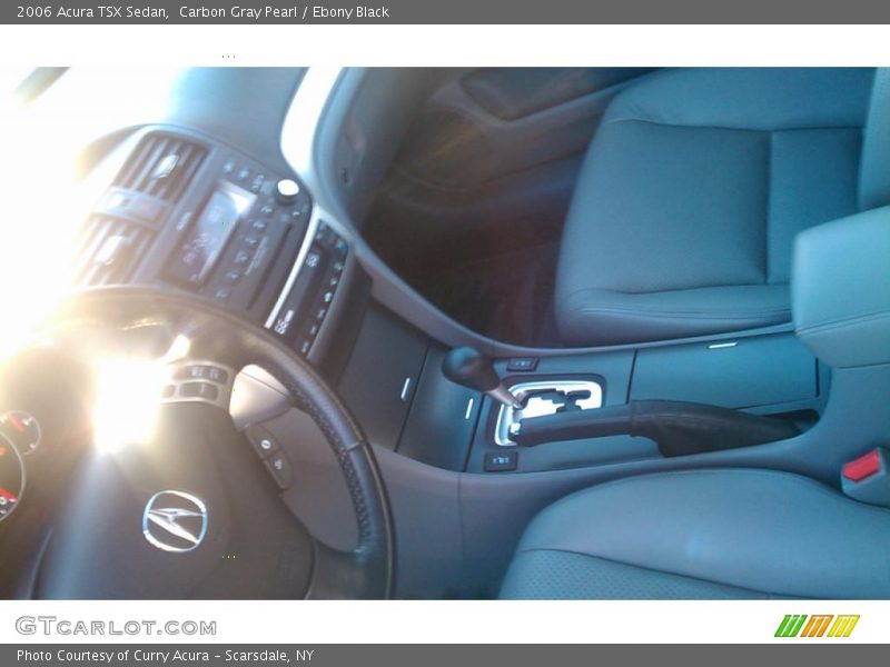 Carbon Gray Pearl / Ebony Black 2006 Acura TSX Sedan