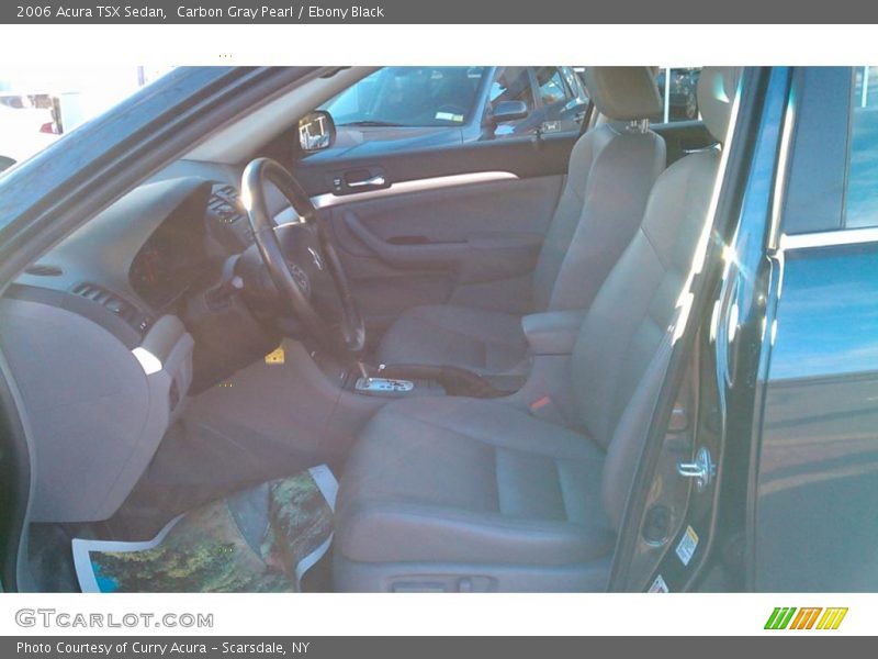 Carbon Gray Pearl / Ebony Black 2006 Acura TSX Sedan