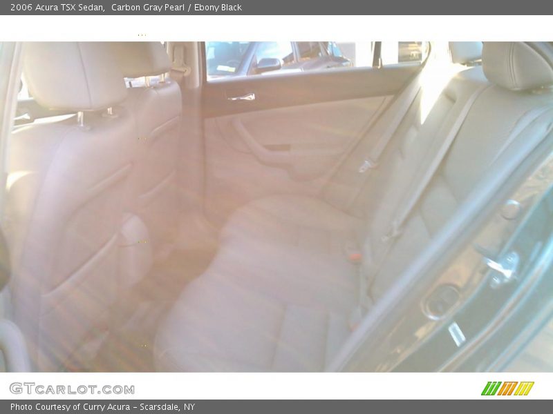 Carbon Gray Pearl / Ebony Black 2006 Acura TSX Sedan