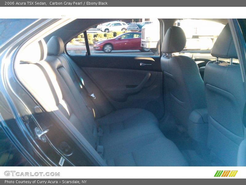 Carbon Gray Pearl / Ebony Black 2006 Acura TSX Sedan