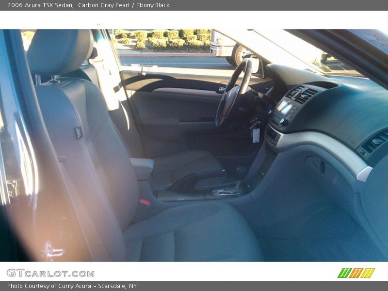 Carbon Gray Pearl / Ebony Black 2006 Acura TSX Sedan
