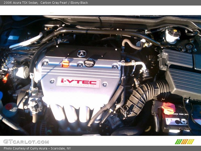 Carbon Gray Pearl / Ebony Black 2006 Acura TSX Sedan