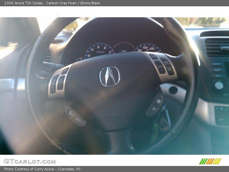 Carbon Gray Pearl / Ebony Black 2006 Acura TSX Sedan