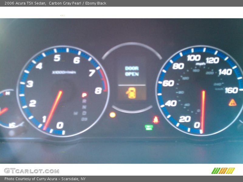 Carbon Gray Pearl / Ebony Black 2006 Acura TSX Sedan