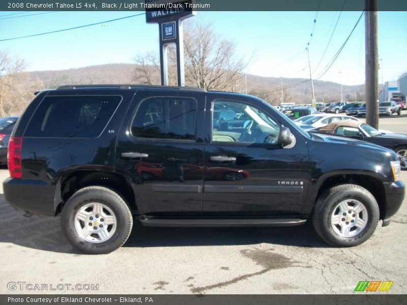 Black / Light Titanium/Dark Titanium 2008 Chevrolet Tahoe LS 4x4