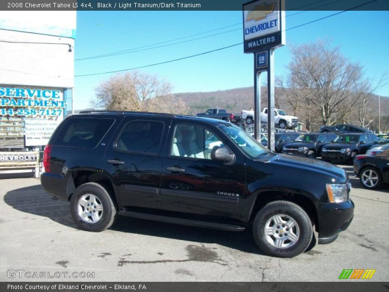 Black / Light Titanium/Dark Titanium 2008 Chevrolet Tahoe LS 4x4