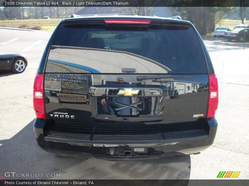 Black / Light Titanium/Dark Titanium 2008 Chevrolet Tahoe LS 4x4