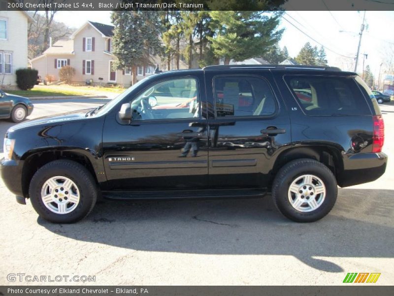 Black / Light Titanium/Dark Titanium 2008 Chevrolet Tahoe LS 4x4