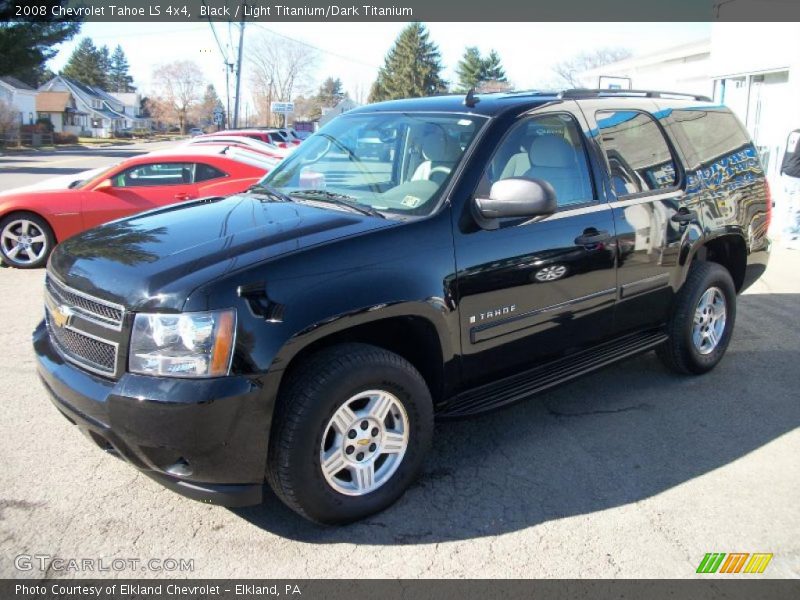 Black / Light Titanium/Dark Titanium 2008 Chevrolet Tahoe LS 4x4