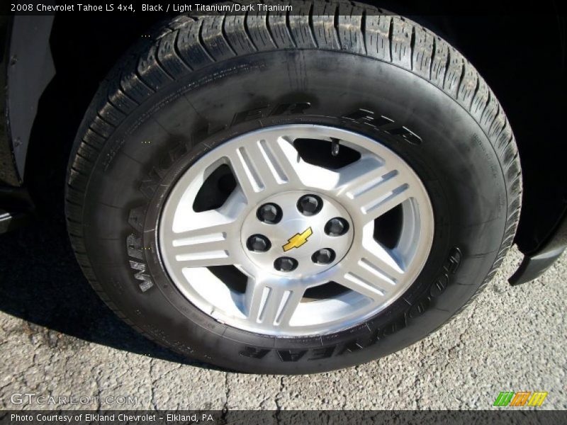 Black / Light Titanium/Dark Titanium 2008 Chevrolet Tahoe LS 4x4