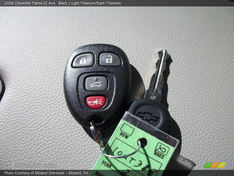 Black / Light Titanium/Dark Titanium 2008 Chevrolet Tahoe LS 4x4