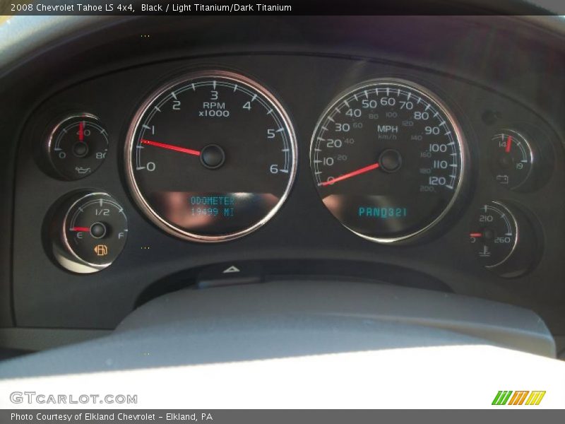 Black / Light Titanium/Dark Titanium 2008 Chevrolet Tahoe LS 4x4